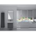 Roca Senso Square skrinka na umývadlo 65 cm, zásuvka, matný lak, biela 7856300858