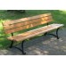Parková lavica FSC, kov/borovica, lakovaná 243