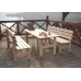 Lavica VIKING 200x80 cm, borovica 15/8