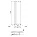 P.M.H ROSENDAL 266x950 - R1W biela-lak