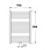 KORADO KORALUX LINEAR Comfort Kúpeľňový radiátor KLTM 700.750 white RAL 9010