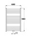 KORADO KORALUX LINEAR Comfort Kúpeľňový radiátor KLTM 900.600 white RAL 9010