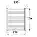 KORADO KORALUX LINEAR Comfort Kúpeľňový radiátor KLT 700.750 white RAL9016 KLT07000750-10