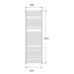 KORADO KORALUX Linear MAX Kúpeľňový radiátor KLM 1820.450 White RAL9010