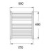 KORADO KORALUX Linear MAX Kúpeľňový radiátor KLM 700.600 White RAL 9016