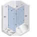 SCANDIC Sprchová zástena S208 87x87x200cm