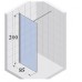 SCANDIC Sprchová zástena S 400 85x200cm