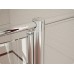 RONAL SA3 Salsa dvojdielna zástena s krídlovými dverami 90cm,chróm/číre sklo SA30901505007