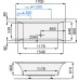 Santech Vaňa MATY 1700 x 800 mm