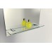 AQUALINE STRONG zrkadlo 50x70cm s otvormi pre policu 22429