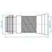 SAPHO flexibilné napojenie na WC misu, 260 - 490 mm IL24500