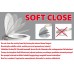 SAPHO CITY WC sedátko Soft Close, duroplast, biela MSCITY11C