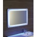 SAPHO Lord zrkadlo s presahom s LED osvetlením 900x600mm, biela NL602