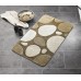 SAPHO PEPPLE predložka 60x90cm s protišmykovou úpravou, akryl, hnedá 720309