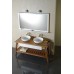 SAPHO PRIM zrkadlo s policou 133x83x14cm, biela PM002