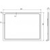 SAPHO GEMINI II zrkadlo s LED osvetlením 60x80cm GM060