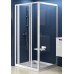 RAVAK SUPERNOVA SDZ3-90 sprchové dvere zalamovacie, white + transparent 02V70100Z1