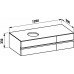 LAUFEN IL BAGNO ALESSI ONE Skříňka pod umyvadlo, 1200 x 500, s výřezem, pro 8.1897.2