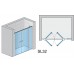 RONAL SL32 Swing-Line dvojkrídlové dvere + stena, 120 cm, farba * / Durlux SL1321200SF22