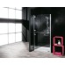 RONAL SLM1 Mobility dvere v polovičnej výške, ľavé, 90cm, aluchrom/zrkadlové SLM1G09005053