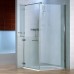 RONAL SLM6 Mobility rozdelené dvere pre stenu, 90cm, ľavé, alchr./CristPerly SLM6G09005044