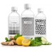 SODASTREAM Fľaša Tripack 1l Black & White 42002132