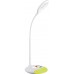 SOLIGHT LED stolná lampička nabíjací, 5W, RGB podsvietenie, stmievateľná WO44