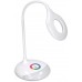 SOLIGHT LED stolná lampička nabíjací, 5W, RGB podsvietenie, stmievateľná WO44