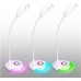 SOLIGHT LED stolná lampička nabíjací, 5W, RGB podsvietenie, stmievateľná WO44