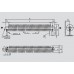 ISAN SPIRAL RA1 radiátor na stenu kov (RAL 9006) 4000/76x2, 5x156 ZRA176156400W20