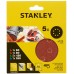 Stanley STA32047-XJ Brúsne papiere pre excentrickú brúsku 125mm, P60, P80, 2x P120, P180