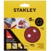 Stanley STA32177-XJ Brúsne papiere pre excentrickú brúsku 125mm, P40, 5ks