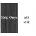 RAVAK Rosa SB bočné stĺp Strip Onyx/biela X000000321