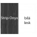 RAVAK SDZU Praktik S R skrinka pod umývadlo, Strip Onyx/ biela X000000323