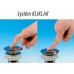 SILFRA uzatvárateľná guľatá výpusť pre umývadlá bez prepadu click-clack, chróm UD36951