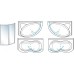 TEIKO VZKO 2/110 vaňová zástena k vani Samos pearl V311110N51T22041 TEIKO VZKO 2/110 vaňová zástena k vani Samos pearl V311110N51T22041