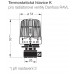 HEIMEIER termostatická hlavica K s priamym pripojením na Danfoss RAVL 9700-24.500