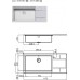 FOSTER S4001 FM nerezový drez, pravý 4417 061