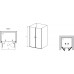 RAVAK CHROME CSDL2-120 sprchové dvere, white + Transparent 0QVGC10LZ1