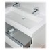 INTEDOOR TRIUMPH spodná kúpeľňová skrinka 100 cm závesná s umývadlom TR 100D B 55