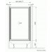 TEIKO SDKR 1/90 sprchové dvere kĺbové - krídlo, pearl V331090N51T51001