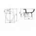 IDEAL Standard EUROVIT bidet stojaci jeden otvor pre armatúru V414001