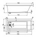 Vagnerplast CAVALLO vaňa 1500x700x450 mm VPBA157CAV2X-01/NO