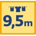 VILEDA Highline 160 sušiak na bielizeň vysúvací 9,5 m 159492