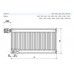 Korado RADIK panelový radiátor typ VKL 22 600 / 1400, 22060140-E0-0010