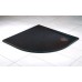 RONAL WMR Marblemate štvrťkruhová vanička, 100x100cm, R 55, čierna WMR55100154
