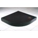 RONAL WMR Marblemate štvrťkruhová vanička, 100x100cm, R 55, čierna WMR55100154
