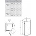 RAVAK Brilliant BSKK3-100 L štvrťkruhový sprchovací kút, chróm + transparent 3ULAAA00Y1