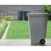 Prosperplast WHEELER Záhradná nádoba s odolnými kolieskami 110l, antracit NBWB110