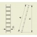 ALVE rebrík jednoduchý laminátový, 10 priečok 5130